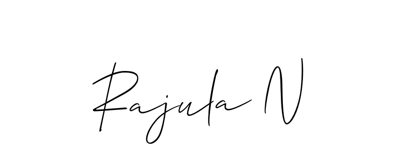 See photos of Rajula N official signature by Spectra . Check more albums & portfolios. Read reviews & check more about Allison_Script font. Rajula N signature style 2 images and pictures png