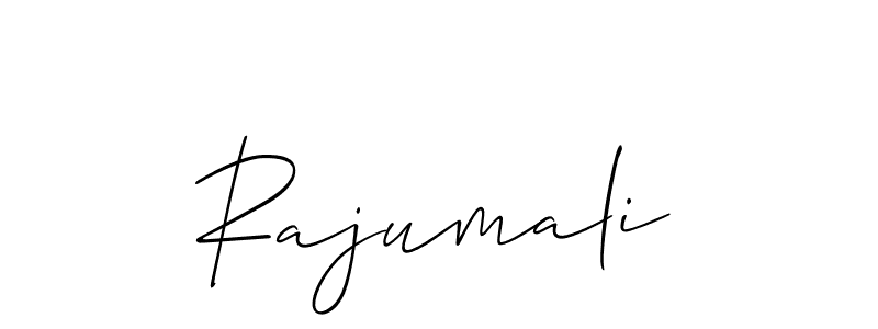 Create a beautiful signature design for name Rajumali. With this signature (Allison_Script) fonts, you can make a handwritten signature for free. Rajumali signature style 2 images and pictures png