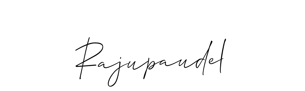 Best and Professional Signature Style for Rajupaudel. Allison_Script Best Signature Style Collection. Rajupaudel signature style 2 images and pictures png