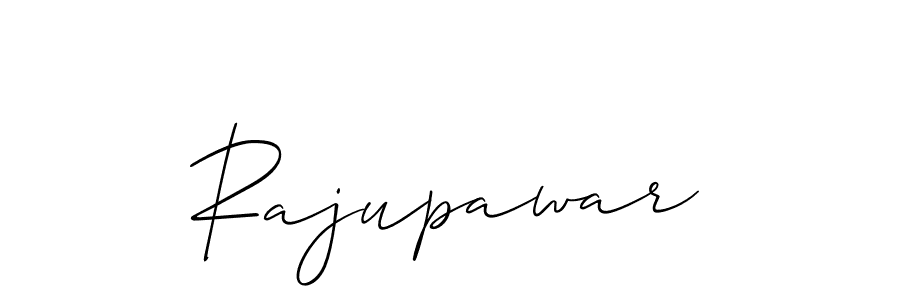 Use a signature maker to create a handwritten signature online. With this signature software, you can design (Allison_Script) your own signature for name Rajupawar. Rajupawar signature style 2 images and pictures png