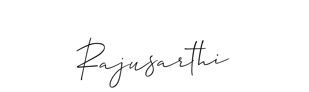 if you are searching for the best signature style for your name Rajusarthi. so please give up your signature search. here we have designed multiple signature styles  using Allison_Script. Rajusarthi signature style 2 images and pictures png