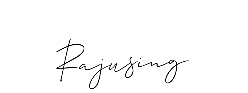 Also we have Rajusing name is the best signature style. Create professional handwritten signature collection using Allison_Script autograph style. Rajusing signature style 2 images and pictures png
