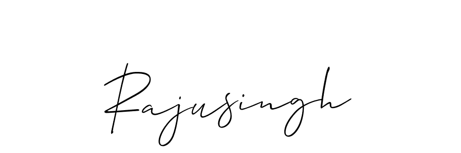 Design your own signature with our free online signature maker. With this signature software, you can create a handwritten (Allison_Script) signature for name Rajusingh. Rajusingh signature style 2 images and pictures png