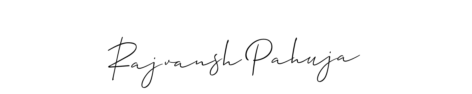 Best and Professional Signature Style for Rajvansh Pahuja. Allison_Script Best Signature Style Collection. Rajvansh Pahuja signature style 2 images and pictures png