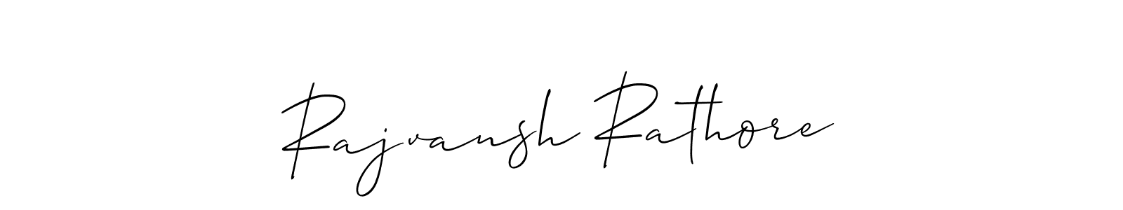 You should practise on your own different ways (Allison_Script) to write your name (Rajvansh Rathore) in signature. don't let someone else do it for you. Rajvansh Rathore signature style 2 images and pictures png