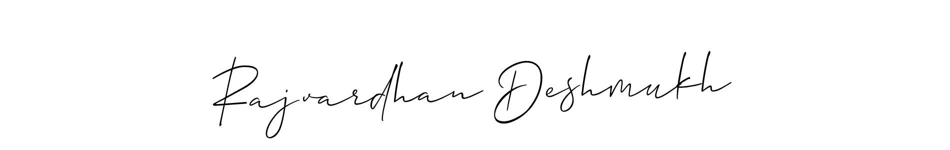 Create a beautiful signature design for name Rajvardhan Deshmukh. With this signature (Allison_Script) fonts, you can make a handwritten signature for free. Rajvardhan Deshmukh signature style 2 images and pictures png