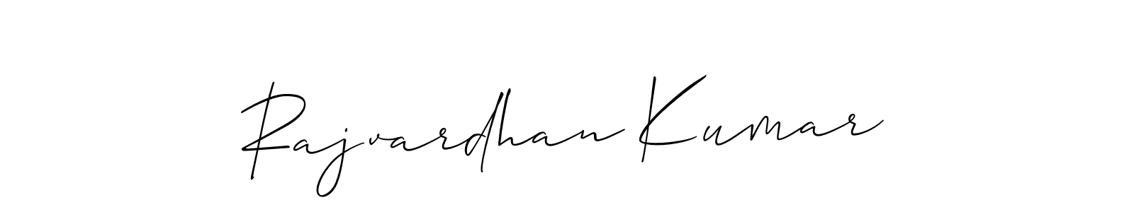 Create a beautiful signature design for name Rajvardhan Kumar. With this signature (Allison_Script) fonts, you can make a handwritten signature for free. Rajvardhan Kumar signature style 2 images and pictures png