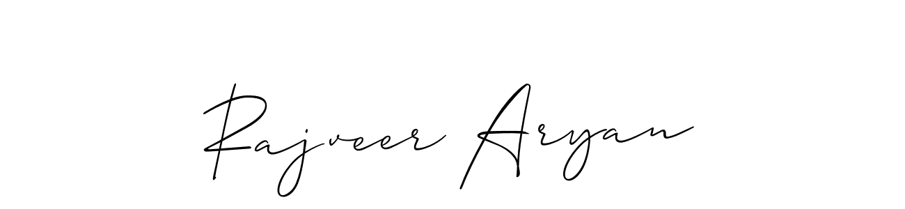 Also You can easily find your signature by using the search form. We will create Rajveer Aryan name handwritten signature images for you free of cost using Allison_Script sign style. Rajveer Aryan signature style 2 images and pictures png