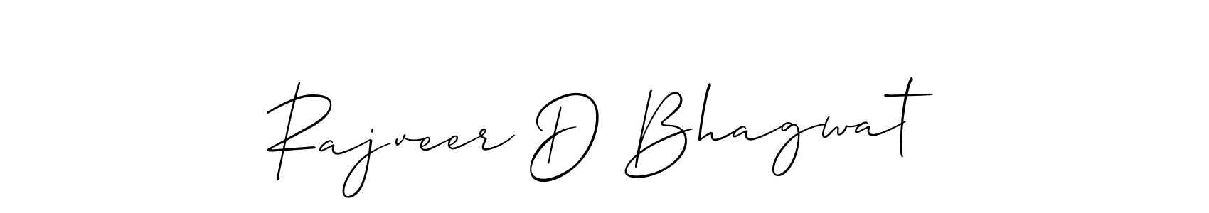 Use a signature maker to create a handwritten signature online. With this signature software, you can design (Allison_Script) your own signature for name Rajveer D Bhagwat. Rajveer D Bhagwat signature style 2 images and pictures png