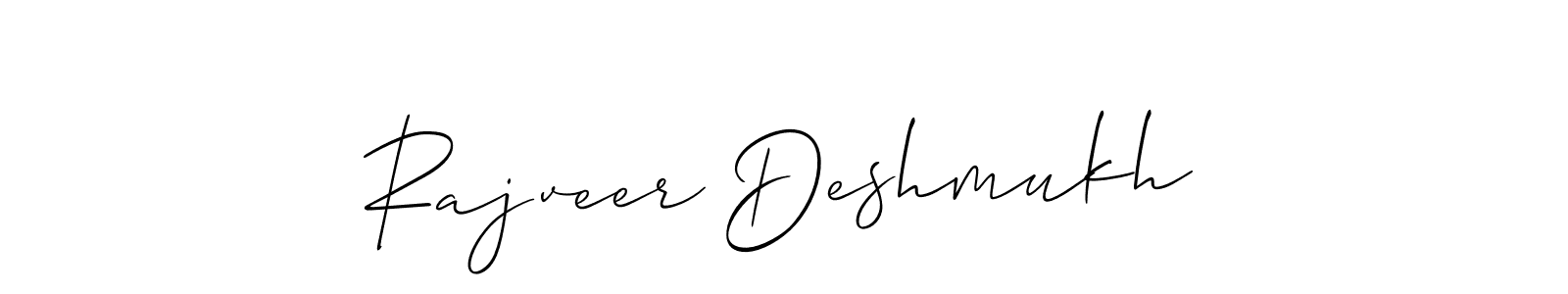 Make a beautiful signature design for name Rajveer Deshmukh. Use this online signature maker to create a handwritten signature for free. Rajveer Deshmukh signature style 2 images and pictures png