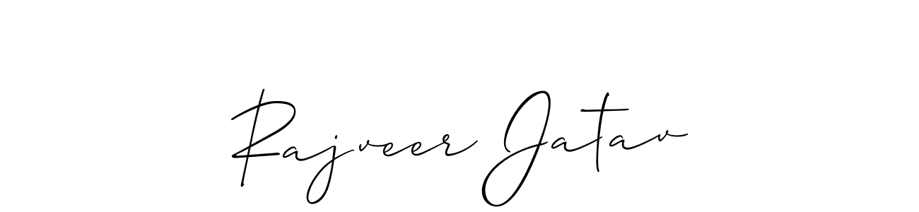 Design your own signature with our free online signature maker. With this signature software, you can create a handwritten (Allison_Script) signature for name Rajveer Jatav. Rajveer Jatav signature style 2 images and pictures png