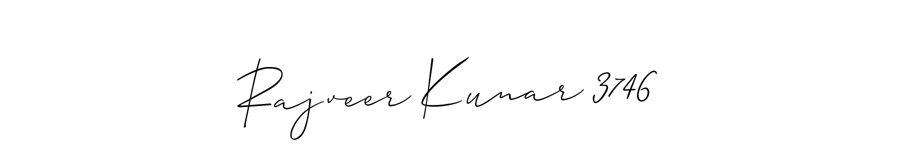 Use a signature maker to create a handwritten signature online. With this signature software, you can design (Allison_Script) your own signature for name Rajveer Kunar 3746. Rajveer Kunar 3746 signature style 2 images and pictures png