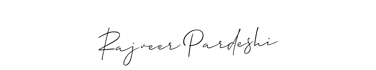 How to Draw Rajveer Pardeshi signature style? Allison_Script is a latest design signature styles for name Rajveer Pardeshi. Rajveer Pardeshi signature style 2 images and pictures png