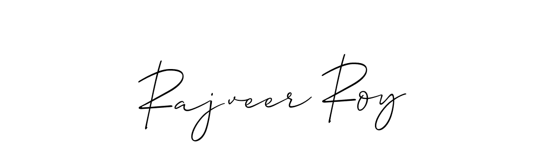 Make a beautiful signature design for name Rajveer Roy. With this signature (Allison_Script) style, you can create a handwritten signature for free. Rajveer Roy signature style 2 images and pictures png