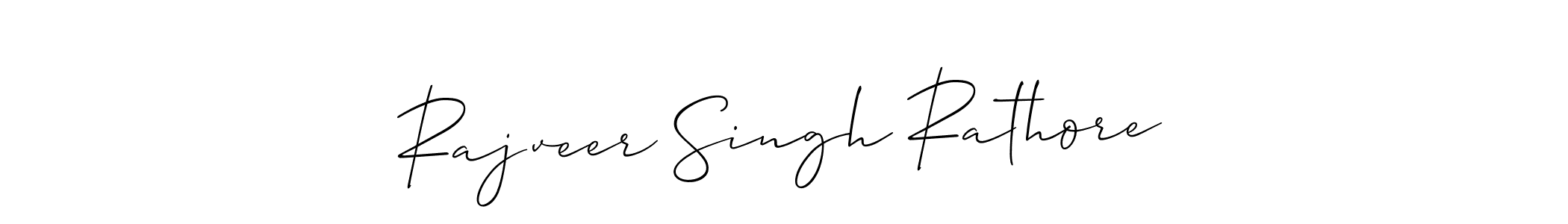 You should practise on your own different ways (Allison_Script) to write your name (Rajveer Singh Rathore) in signature. don't let someone else do it for you. Rajveer Singh Rathore signature style 2 images and pictures png