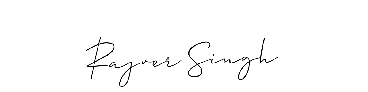 Use a signature maker to create a handwritten signature online. With this signature software, you can design (Allison_Script) your own signature for name Rajver Singh. Rajver Singh signature style 2 images and pictures png