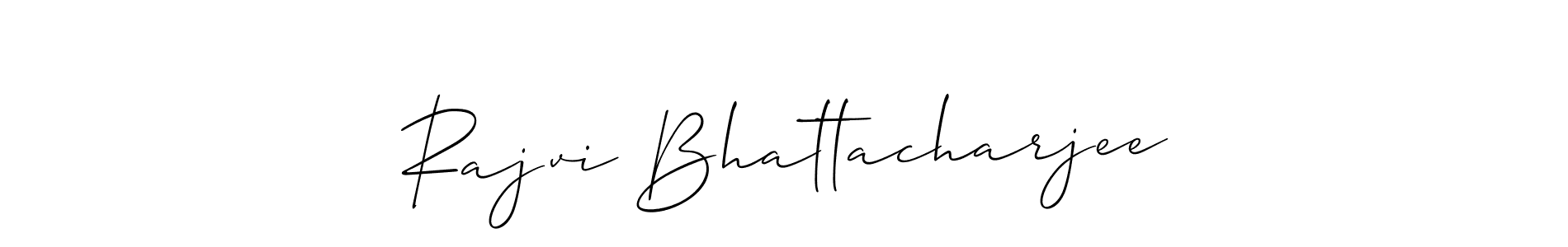 Similarly Allison_Script is the best handwritten signature design. Signature creator online .You can use it as an online autograph creator for name Rajvi Bhattacharjee. Rajvi Bhattacharjee signature style 2 images and pictures png