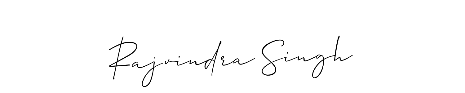 Design your own signature with our free online signature maker. With this signature software, you can create a handwritten (Allison_Script) signature for name Rajvindra Singh. Rajvindra Singh signature style 2 images and pictures png