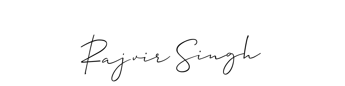 Design your own signature with our free online signature maker. With this signature software, you can create a handwritten (Allison_Script) signature for name Rajvir Singh. Rajvir Singh signature style 2 images and pictures png