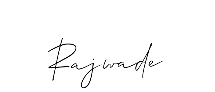 Make a beautiful signature design for name Rajwade. With this signature (Allison_Script) style, you can create a handwritten signature for free. Rajwade signature style 2 images and pictures png