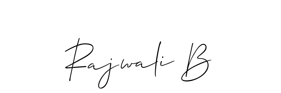 if you are searching for the best signature style for your name Rajwali B. so please give up your signature search. here we have designed multiple signature styles  using Allison_Script. Rajwali B signature style 2 images and pictures png
