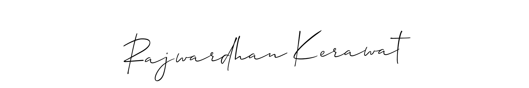 You can use this online signature creator to create a handwritten signature for the name Rajwardhan Kerawat. This is the best online autograph maker. Rajwardhan Kerawat signature style 2 images and pictures png