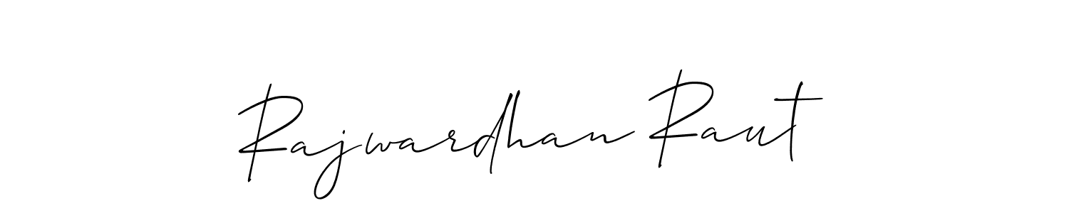 Also You can easily find your signature by using the search form. We will create Rajwardhan Raut name handwritten signature images for you free of cost using Allison_Script sign style. Rajwardhan Raut signature style 2 images and pictures png