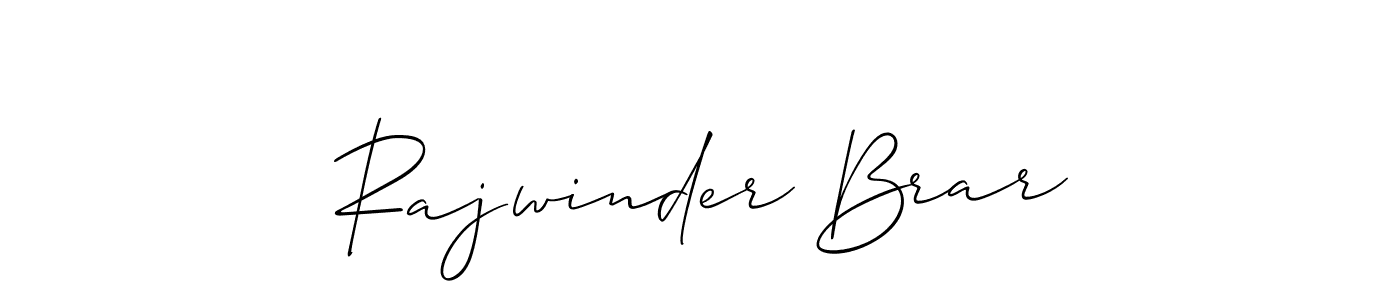 Best and Professional Signature Style for Rajwinder Brar. Allison_Script Best Signature Style Collection. Rajwinder Brar signature style 2 images and pictures png