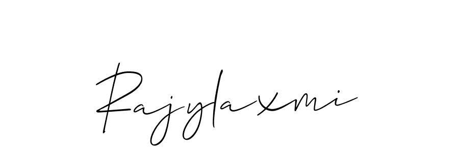 You should practise on your own different ways (Allison_Script) to write your name (Rajylaxmi) in signature. don't let someone else do it for you. Rajylaxmi signature style 2 images and pictures png