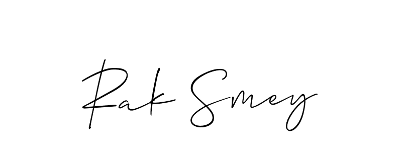 Make a beautiful signature design for name Rak Smey. Use this online signature maker to create a handwritten signature for free. Rak Smey signature style 2 images and pictures png