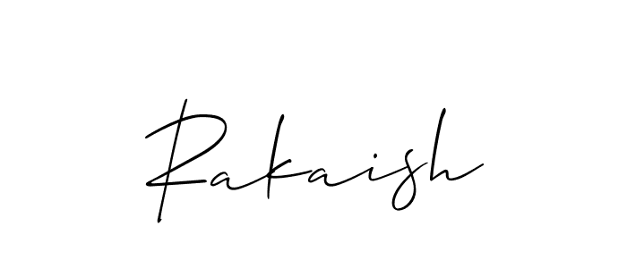 Make a short Rakaish signature style. Manage your documents anywhere anytime using Allison_Script. Create and add eSignatures, submit forms, share and send files easily. Rakaish signature style 2 images and pictures png