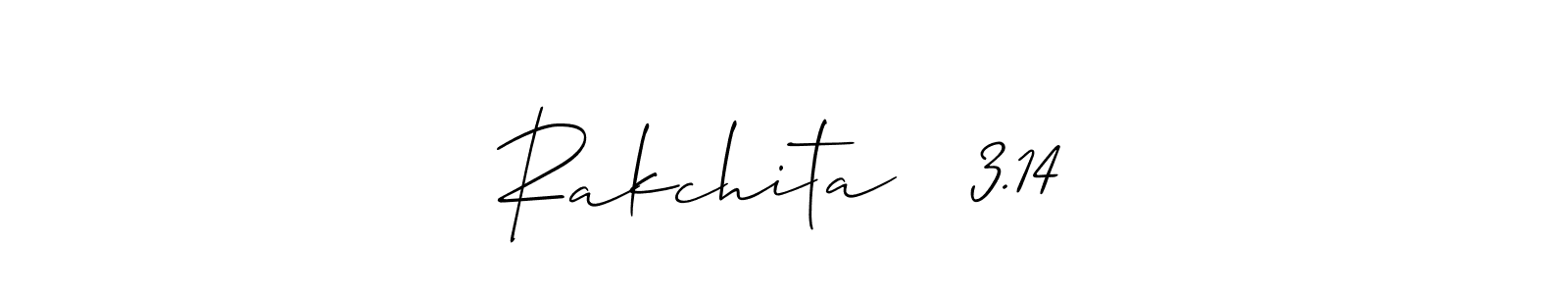 if you are searching for the best signature style for your name Rakchita π 3.14. so please give up your signature search. here we have designed multiple signature styles  using Allison_Script. Rakchita π 3.14 signature style 2 images and pictures png