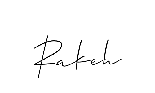 Make a beautiful signature design for name Rakeh. Use this online signature maker to create a handwritten signature for free. Rakeh signature style 2 images and pictures png