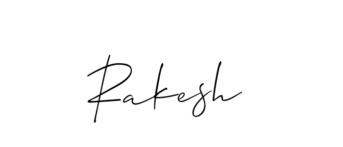 How to make Rakesh  signature? Allison_Script is a professional autograph style. Create handwritten signature for Rakesh  name. Rakesh  signature style 2 images and pictures png
