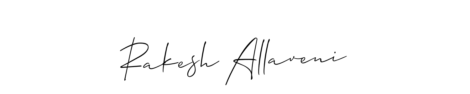 You should practise on your own different ways (Allison_Script) to write your name (Rakesh Allaveni) in signature. don't let someone else do it for you. Rakesh Allaveni signature style 2 images and pictures png