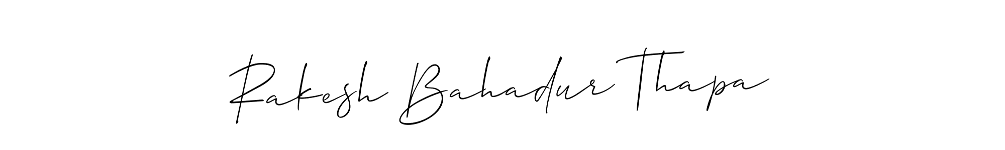 You can use this online signature creator to create a handwritten signature for the name Rakesh Bahadur Thapa. This is the best online autograph maker. Rakesh Bahadur Thapa signature style 2 images and pictures png