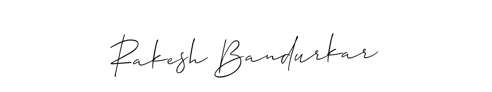 You should practise on your own different ways (Allison_Script) to write your name (Rakesh Bandurkar) in signature. don't let someone else do it for you. Rakesh Bandurkar signature style 2 images and pictures png