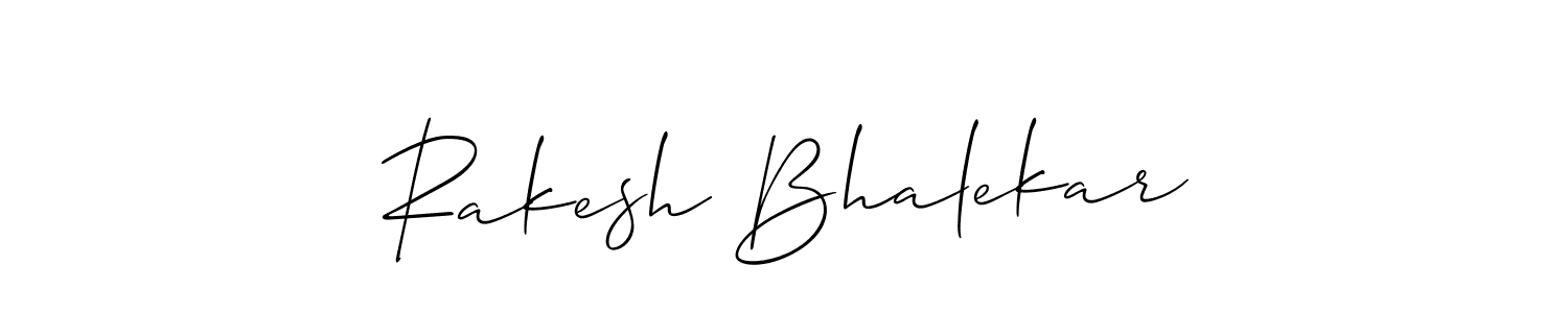 Use a signature maker to create a handwritten signature online. With this signature software, you can design (Allison_Script) your own signature for name Rakesh Bhalekar. Rakesh Bhalekar signature style 2 images and pictures png