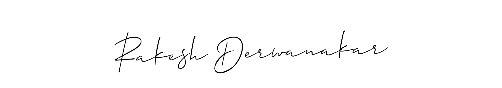 This is the best signature style for the Rakesh Derwanakar name. Also you like these signature font (Allison_Script). Mix name signature. Rakesh Derwanakar signature style 2 images and pictures png