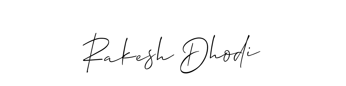 Also we have Rakesh Dhodi name is the best signature style. Create professional handwritten signature collection using Allison_Script autograph style. Rakesh Dhodi signature style 2 images and pictures png