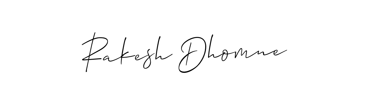 Similarly Allison_Script is the best handwritten signature design. Signature creator online .You can use it as an online autograph creator for name Rakesh Dhomne. Rakesh Dhomne signature style 2 images and pictures png