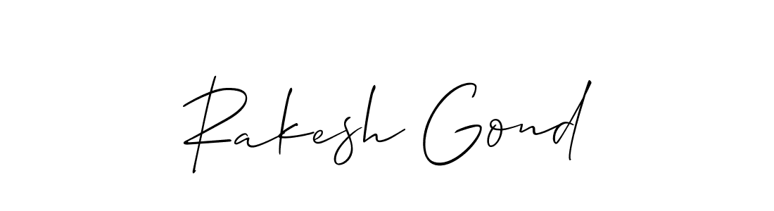 Make a beautiful signature design for name Rakesh Gond. Use this online signature maker to create a handwritten signature for free. Rakesh Gond signature style 2 images and pictures png