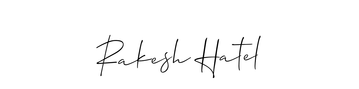 You can use this online signature creator to create a handwritten signature for the name Rakesh Hatel. This is the best online autograph maker. Rakesh Hatel signature style 2 images and pictures png