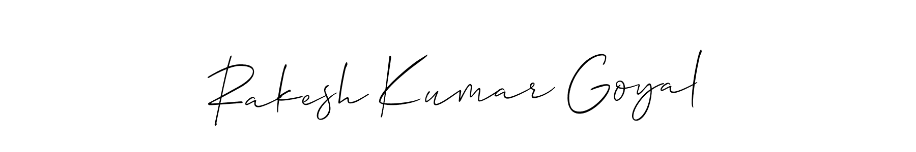 Make a beautiful signature design for name Rakesh Kumar Goyal. Use this online signature maker to create a handwritten signature for free. Rakesh Kumar Goyal signature style 2 images and pictures png