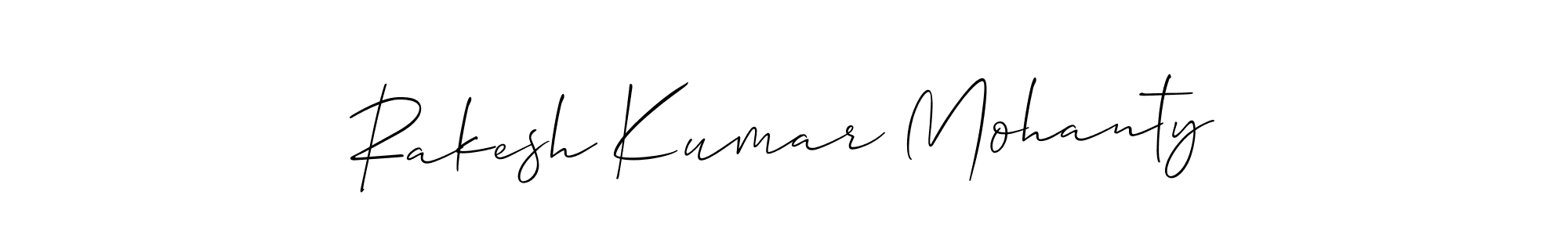 Use a signature maker to create a handwritten signature online. With this signature software, you can design (Allison_Script) your own signature for name Rakesh Kumar Mohanty. Rakesh Kumar Mohanty signature style 2 images and pictures png