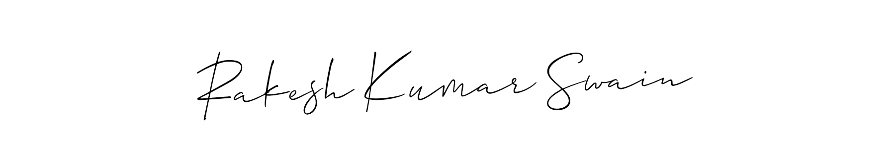 Make a short Rakesh Kumar Swain signature style. Manage your documents anywhere anytime using Allison_Script. Create and add eSignatures, submit forms, share and send files easily. Rakesh Kumar Swain signature style 2 images and pictures png