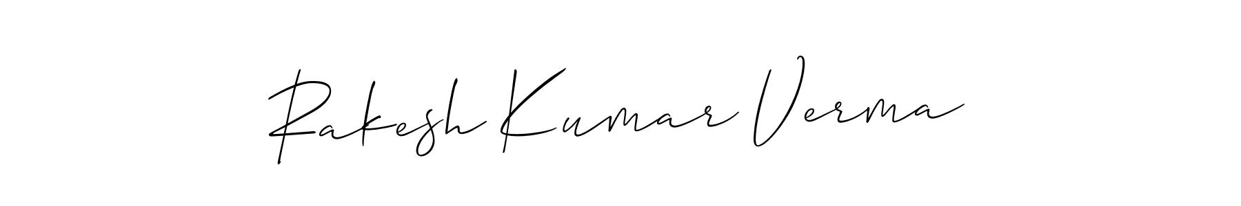 How to Draw Rakesh Kumar Verma signature style? Allison_Script is a latest design signature styles for name Rakesh Kumar Verma. Rakesh Kumar Verma signature style 2 images and pictures png