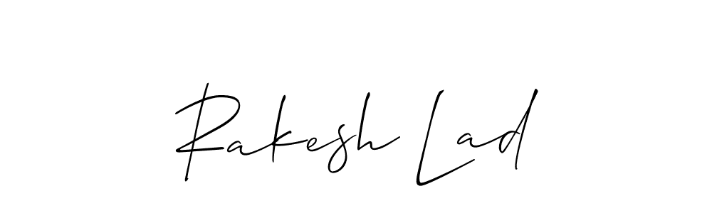 It looks lik you need a new signature style for name Rakesh Lad. Design unique handwritten (Allison_Script) signature with our free signature maker in just a few clicks. Rakesh Lad signature style 2 images and pictures png