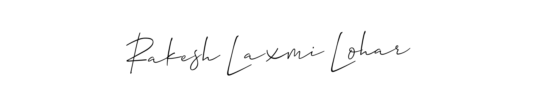 Similarly Allison_Script is the best handwritten signature design. Signature creator online .You can use it as an online autograph creator for name Rakesh Laxmi Lohar. Rakesh Laxmi Lohar signature style 2 images and pictures png
