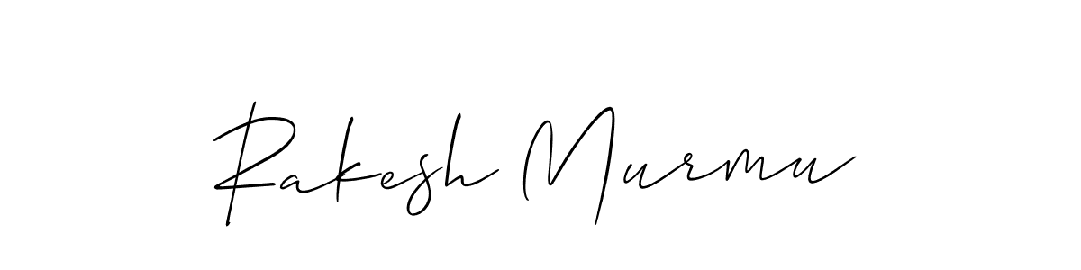 if you are searching for the best signature style for your name Rakesh Murmu. so please give up your signature search. here we have designed multiple signature styles  using Allison_Script. Rakesh Murmu signature style 2 images and pictures png